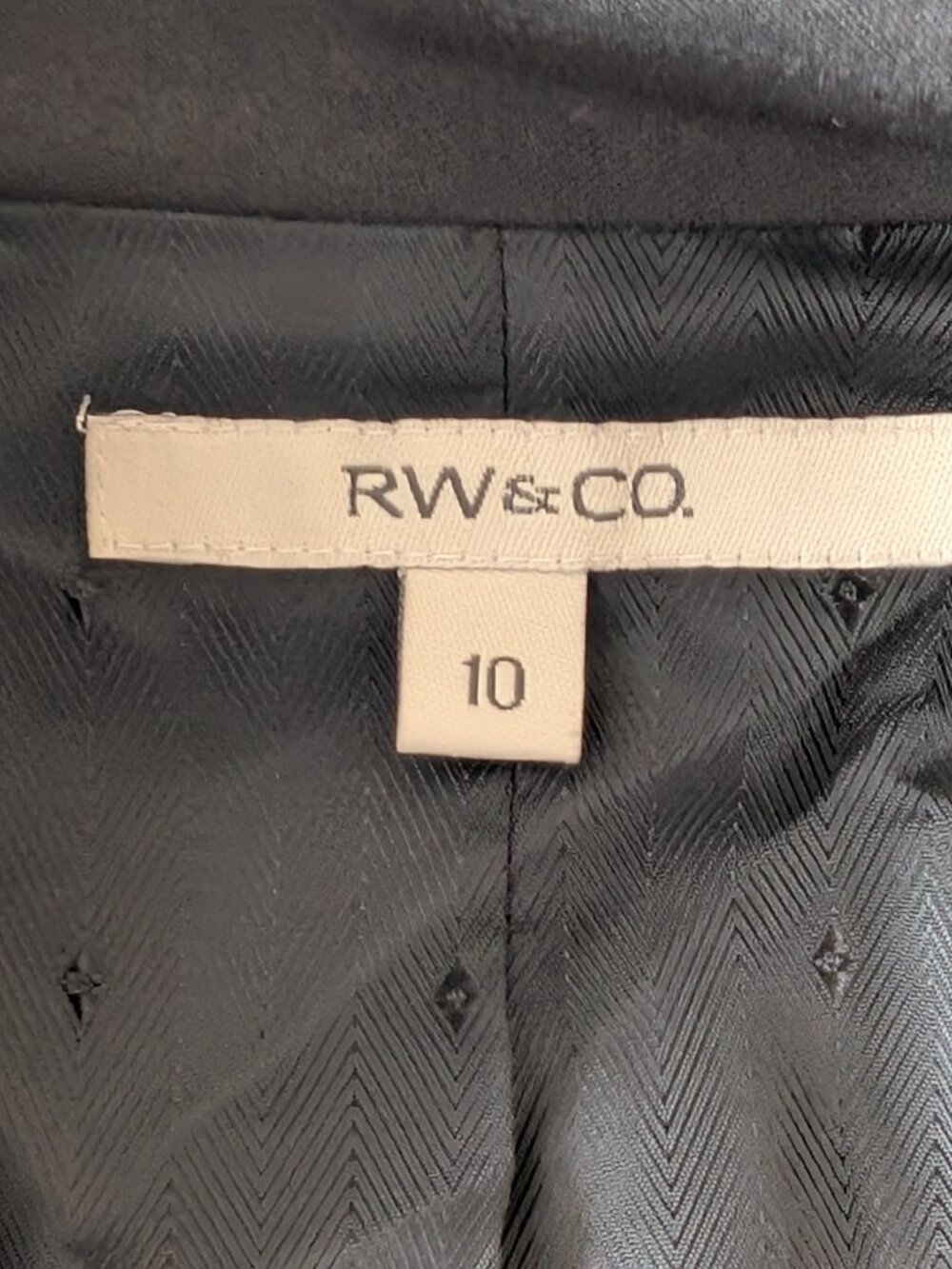 RW&CO WOMEN'S GRAY BLAZER BUSINESS JACKET FASHION FORMAL WEAR SIZE 10 STYLE - Picture 7 of 16